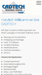 Mobile Screenshot of cadtech-gmbh.de